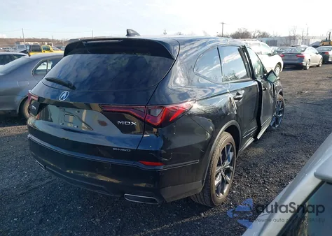 2023 Acura Mdx A-Spec z USA, uszkodzony, nr VIN 5J8YE1H08PL040464